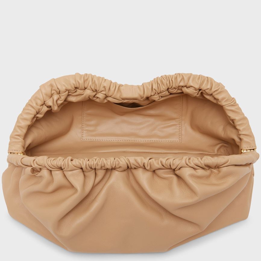 Women's Mansur Gavriel Cloud Clutch Bags Light Brown | AU M167QM